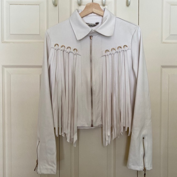 Miss Miss Italian fringe jacket. - Picture 1 of 8